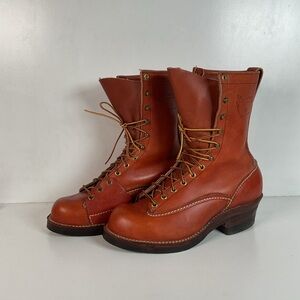 Wesco for Hall’s Safety Linesman Boots 8.5 D Job Master Old Logo West Coast
